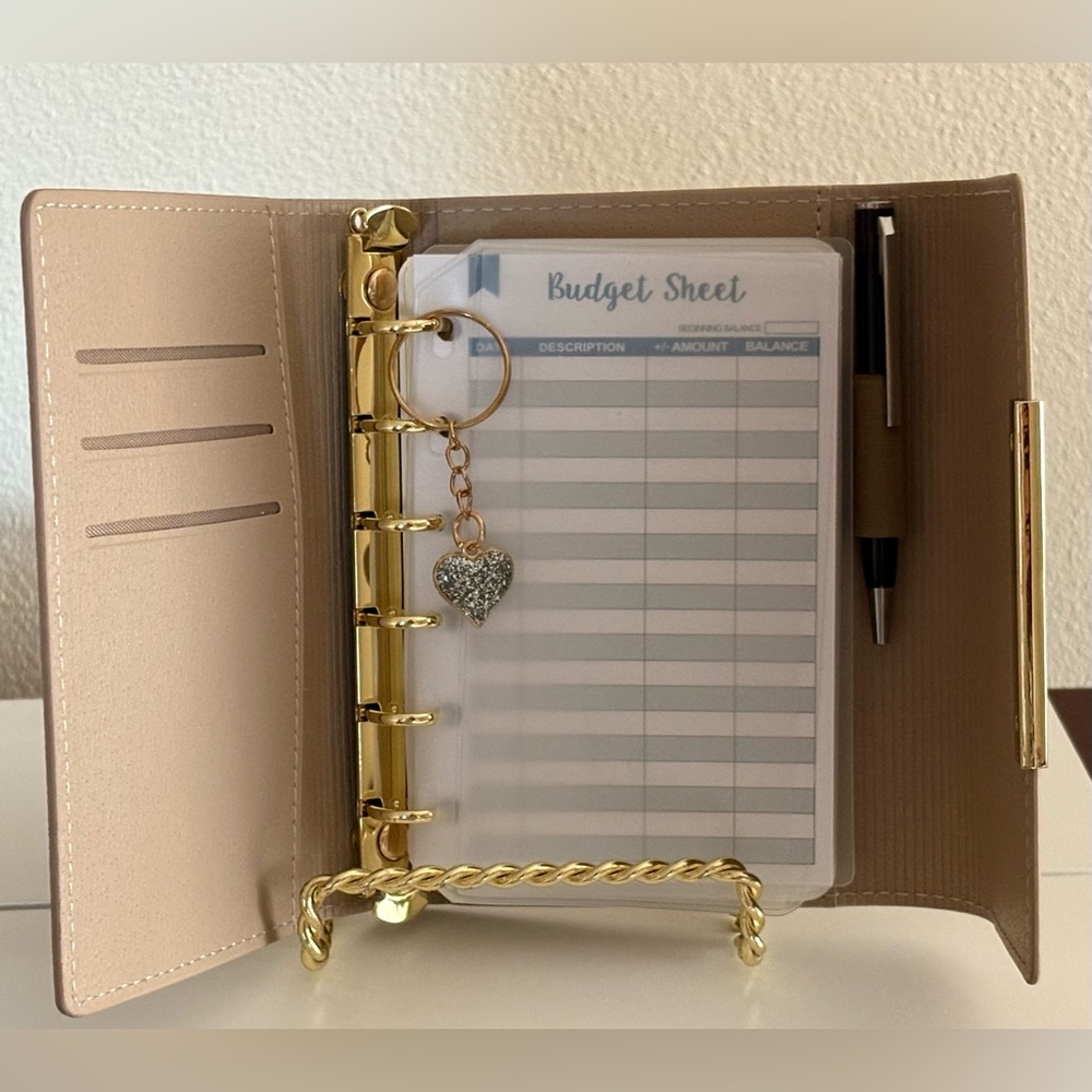 Brand New A7 Tri-Fold Wallet with Inserts for Cash Budgeting / Stuffing - Picture 3 of 8